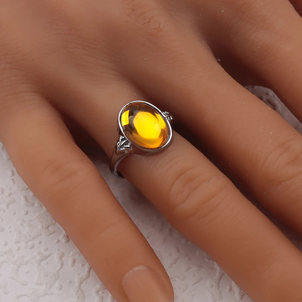 Wholesale 50pcs/lot Women's Vintage Glass Stone Rings