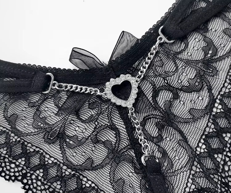 Women Letter Diamond Rhinestones G-String Briefs Underwear Low Waist Thong Panties