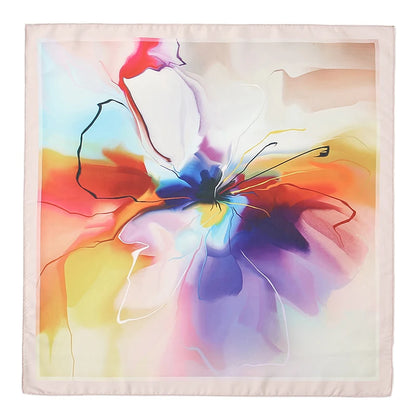 70cm Women Design Square Fashion Printed Satin Silk Scarf Scarves