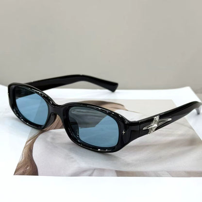 Women Men Y2K Stars Luxury Brand Desinger Sun Glasses Punk Shades Outdoor Travel Sports Eyeglasses