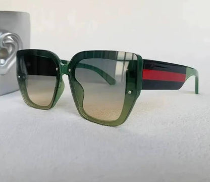Men Women Mix Color Retro Designer Concave Shape UV400 Eyewear Sunglasses