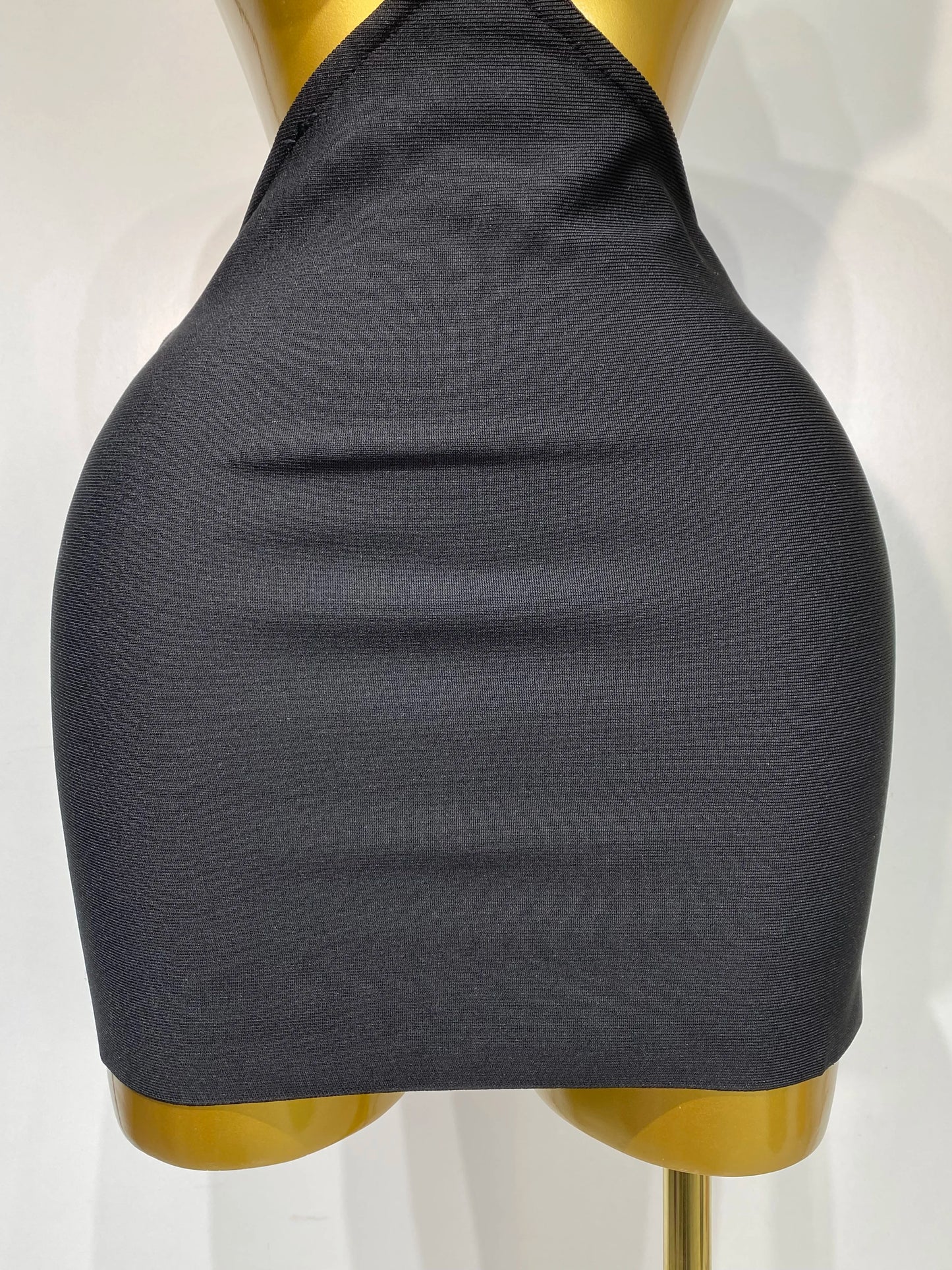 Sexy Backless Cut Out Bow Tie Bandage Celebrity Evening Party Birthday Dress