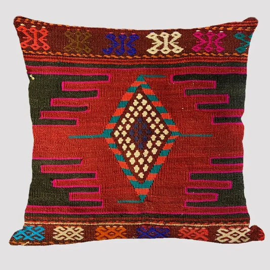 Luxury Plush Both Sides Print Bohemian Patterns Kilim Carpet Cushions Case Sofa Pillowcase Decor