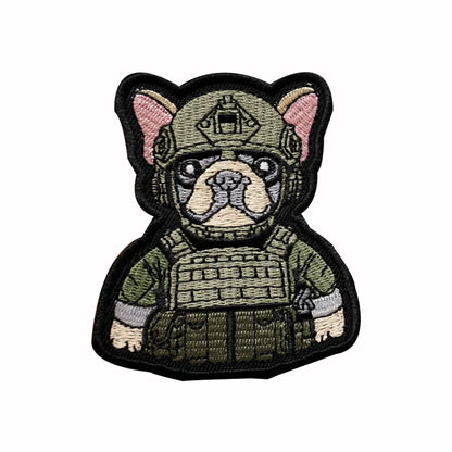 Tactical Dog Embroidered Patch Iron-On Sewing Clothes Patches Applique