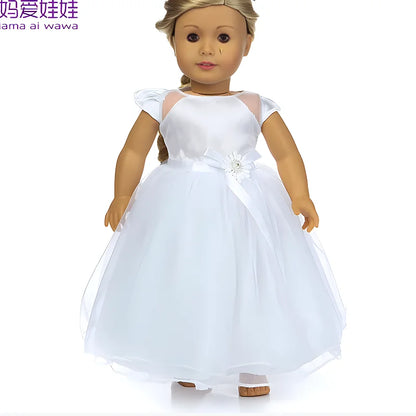 18 Inch 43cm Baby American Og Girl Doll Toys Costume Clothes