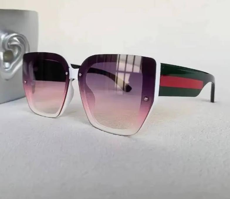 Men Women Mix Color Retro Designer Concave Shape UV400 Eyewear Sunglasses