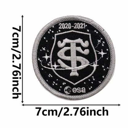 Stade Toulousain rugby team logo 2020-21 Embroidered Patch Iron-On Sewing Clothes Patches Applique