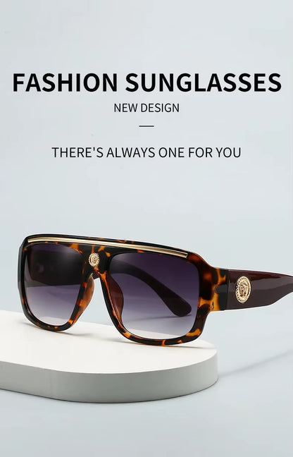 Women Designer Men Women Oversized Vintage Punk Shades Driving Glasses
