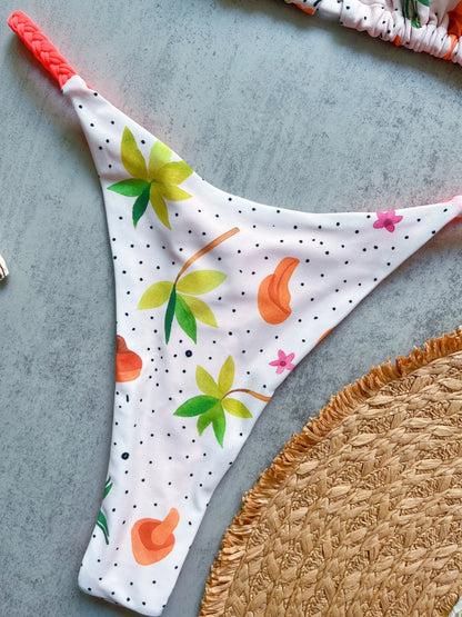 Women Printed Triangle Bikini Push Up Brazilian Swimwear Bikinis Padded Swimsuit Thong Bathing Suit