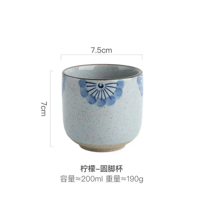 200~400ml Restaurant Master Retro Ceramic Japanese Mug Kung Fu Teacup Cup