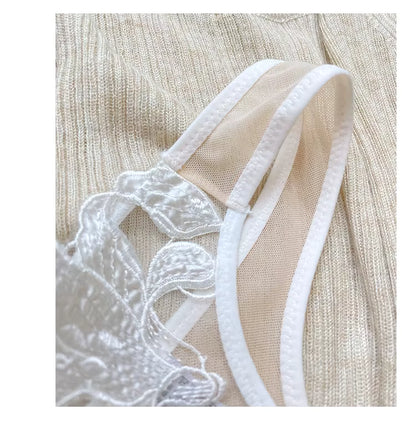 Women Lace G-String Transparent Hollow Out Underwear Low Waist Seamless Briefs Thong Panties