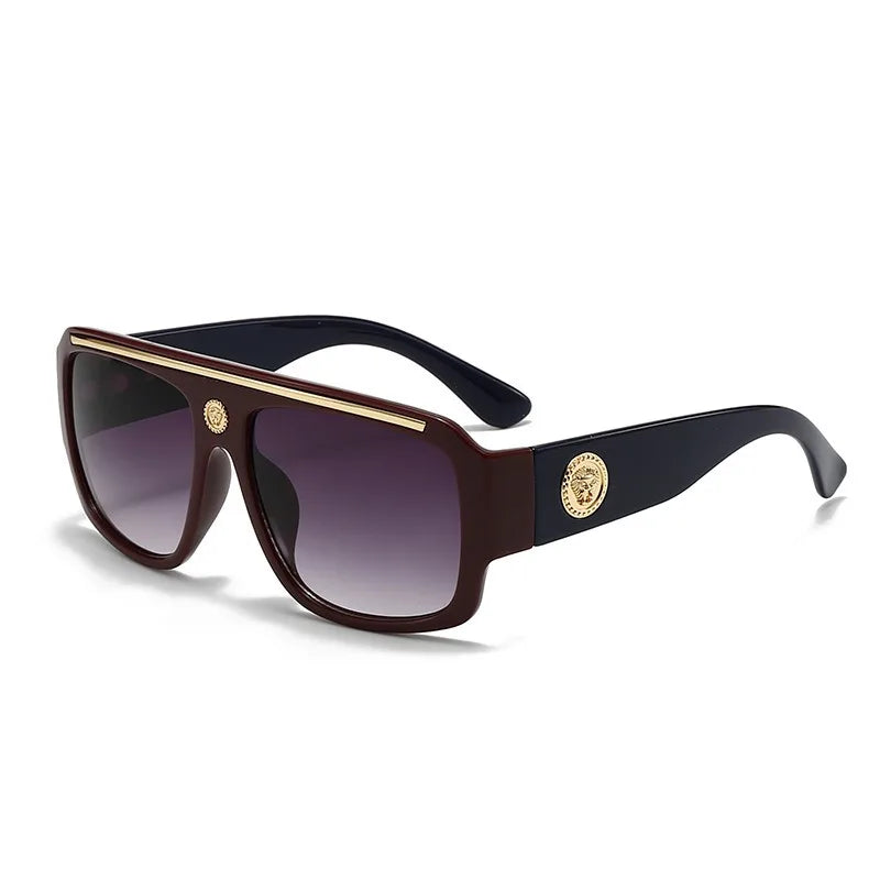 Women Designer Men Women Oversized Vintage Punk Shades Driving Glasses