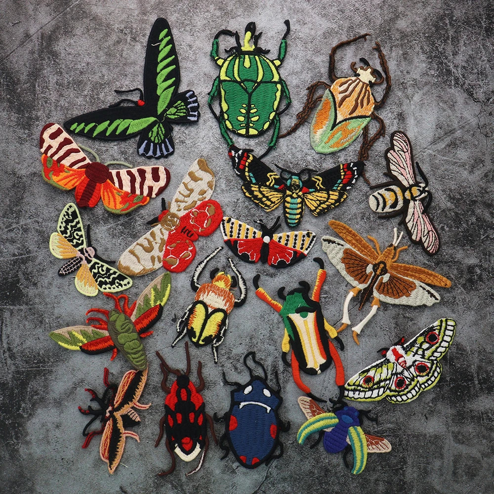 Butterfly Ladybug Patch Sewing on Applique Patches Badges for Clothes