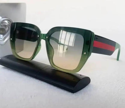 Men Women Mix Color Retro Designer Concave Shape UV400 Eyewear Sunglasses