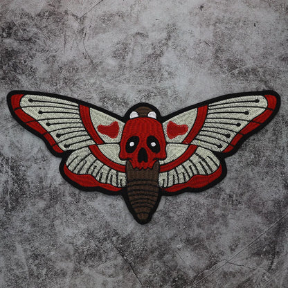 Animal Embroidered Red Butterfly Patch Appliques Iron on Patches Badge Clothes Sewing