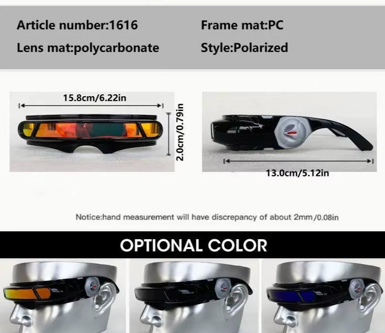 X-men Polarized Cool Men Women Memory Shield Designer Eyewear Cosplay Sunglasses