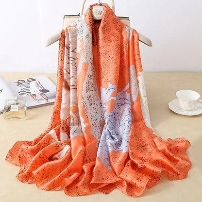 180X90cm Women Four Seasons Bandanna Designs Square Wrap Shawl Scarf Scarves kgL5