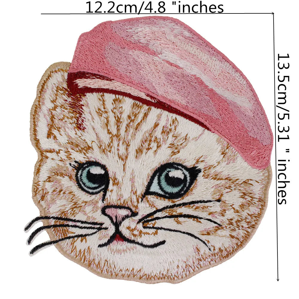 Cartoon Rabbit Embroidery Patches for Clothing Animal Transfer Appliques Badge DIY Sticker Sewing