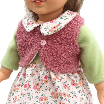 18 Inch 43cm Baby American Og Girl Doll Toys Costume Clothes