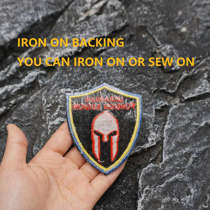 Ukrainian Foreign Legion Embroidered Patch w/ Iron-on / Sew Patches Applique