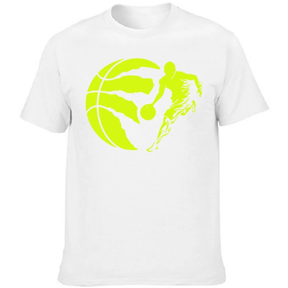 Men Hip Hop Basketball Baller Cotton Short Sleeve Funny Printed T-shirt Cool Tees