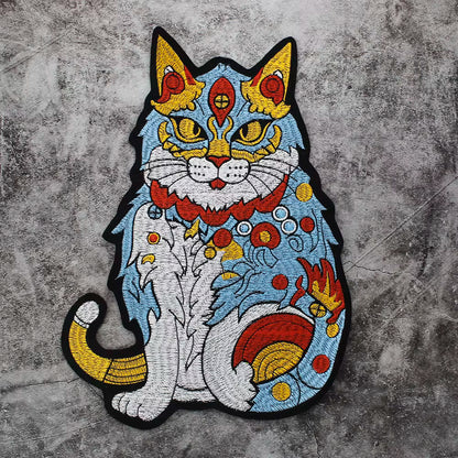 Catfish Embroidery Motif Patch Appliques Iron on Patches Badge Clothes Sewing