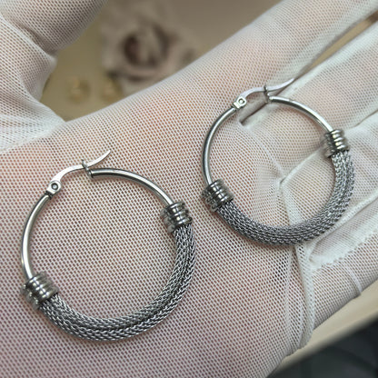 Exaggerated 18K Gold Plated Stainless Steel Women's Earrings Jewelry Gifts