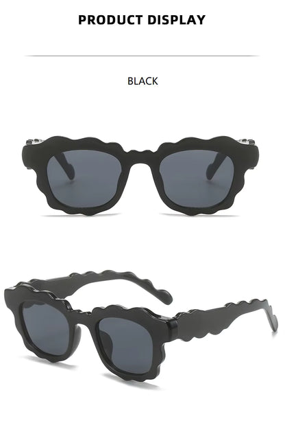 Men Women Retro Punk Shades UV400 Square Sunglasses Glasses