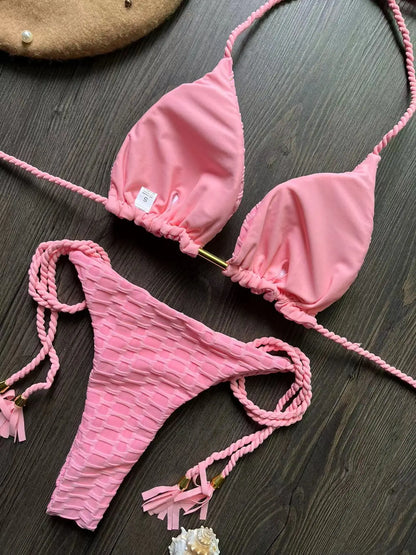 Sexy Bikini Swimsuit Swimwear Push Up Thong Brazilian Bathing Beach Wear Suit