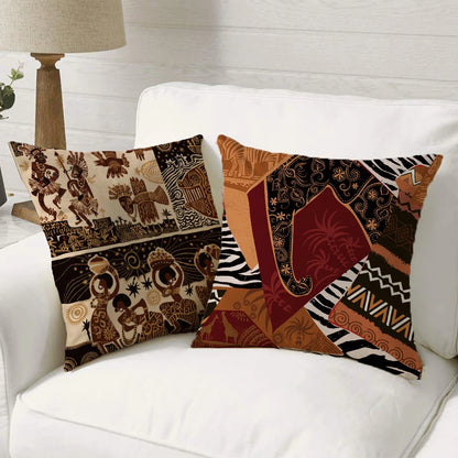 African Stylish Animal Print Throw Pillowcase Home Sofa Cushion Cover