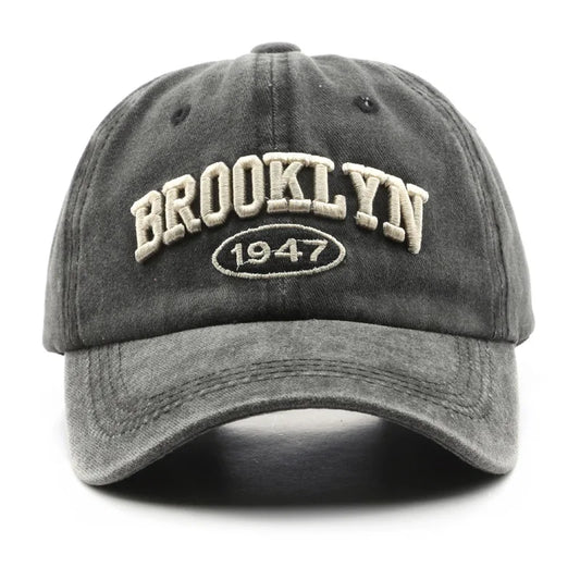 Men Women Retro Brooklyn Letter Embroidery Adjustable Hip Hop Streetwear Baseball Caps Hats