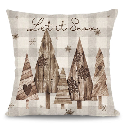 Christmas Tree Themed Pendant Decor Pattern Cushion Cover Pillowcase