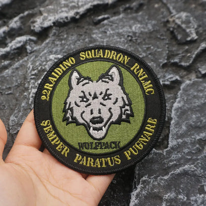22 Raiding Squadron Embroidered Patch Iron-On Sewing Clothes Patches Applique
