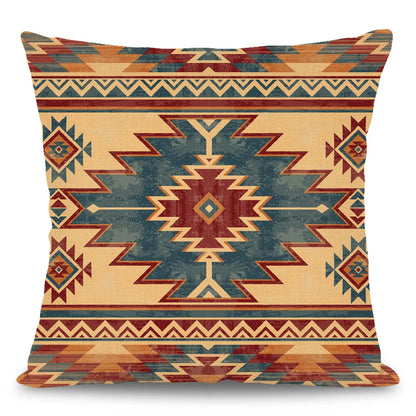 Aztec Western Abstract Pattern Ethnic Bohemia Geometric Pillowcase Cushion Cover Home Decor