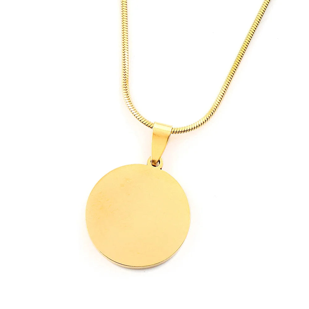 Women Men Abalone Stainless Steel Gold Color Jewish Star of David Aesthetic Hexagram Amulet Necklace