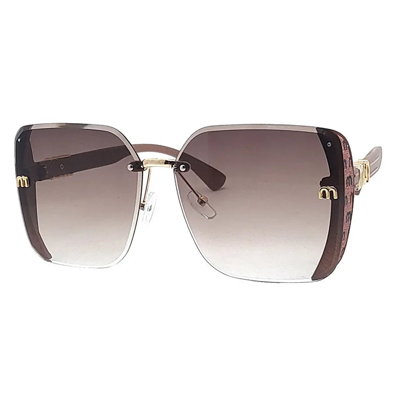 Women Vintage Driving Square Sunglasses Eyeglasses