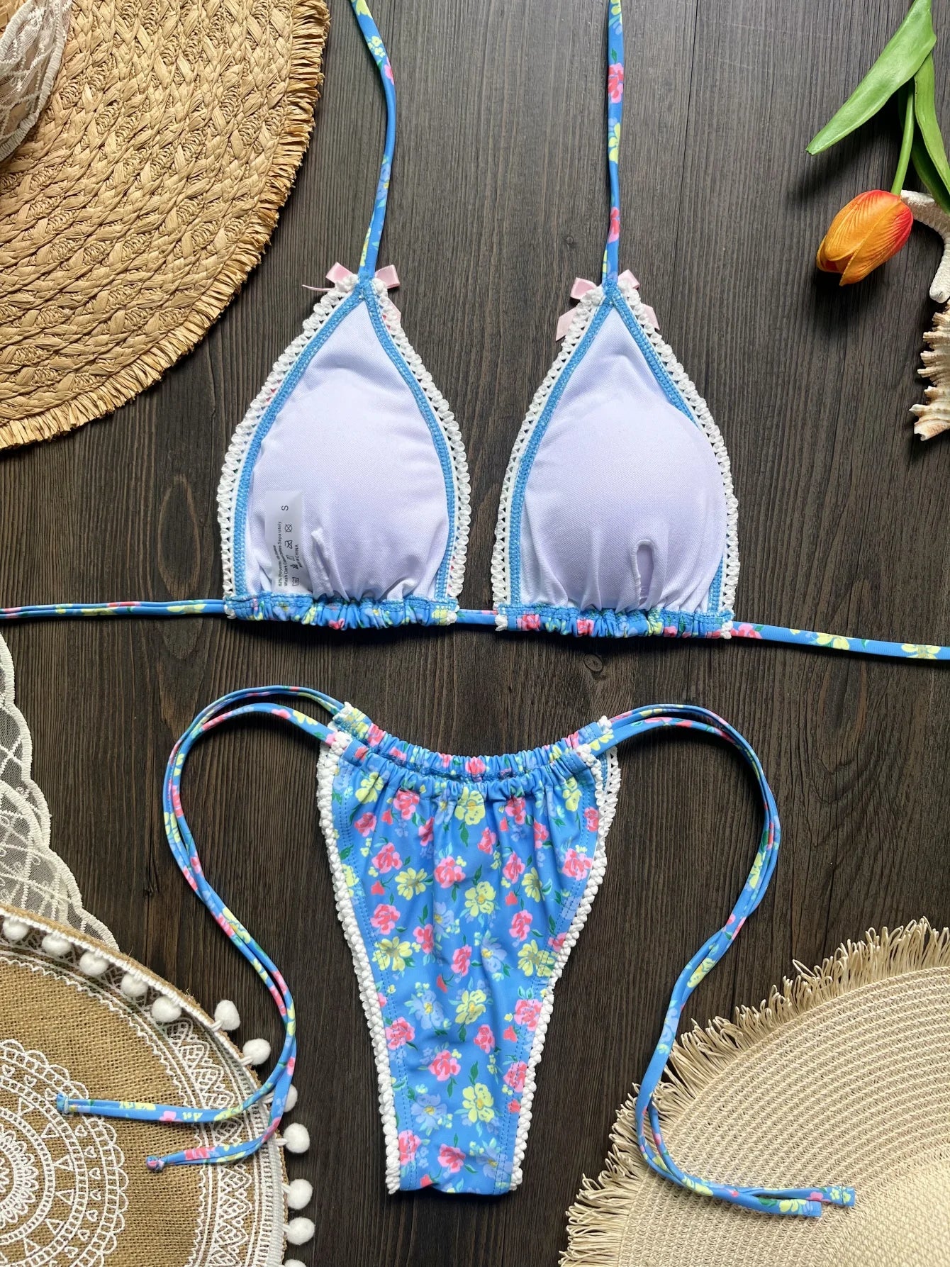 Two Pieces Micro Bikini Push Up Women Sexy Swimwear Brazilian Bikini Set Thong Swimsuit