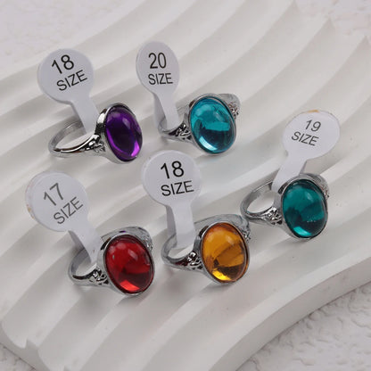 Wholesale 50pcs/lot Women's Vintage Glass Stone Rings