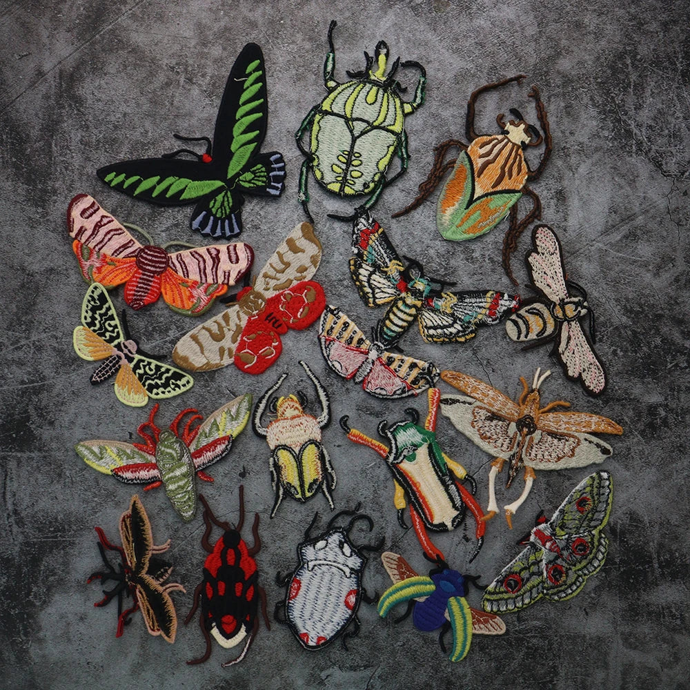 Butterfly Ladybug Patch Sewing on Applique Patches Badges for Clothes
