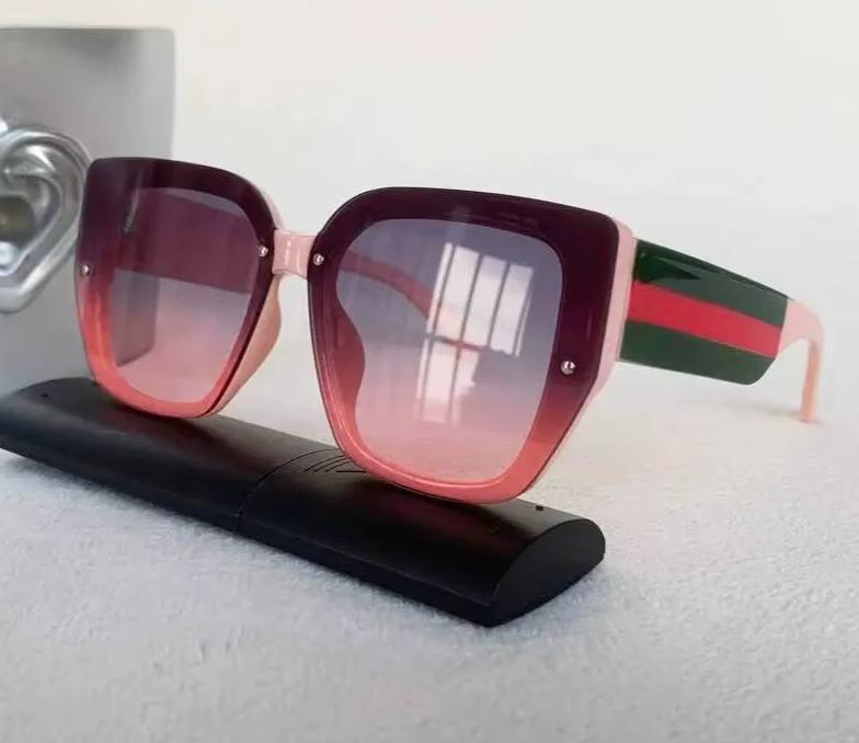 Men Women Mix Color Retro Designer Concave Shape UV400 Eyewear Sunglasses