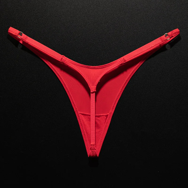 Women Ice Slik Low Waist G-String Leopard Flower Panties Briefs Thong T-back Underwear Lingerie