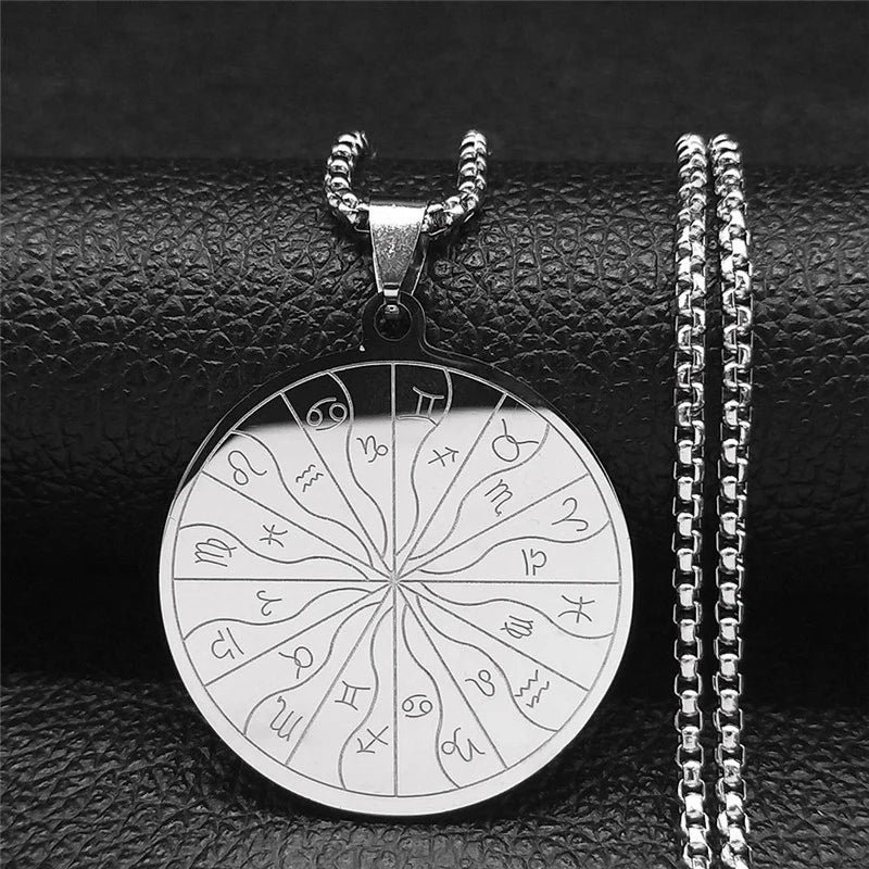 Men Seal of Solomon Talisman Protection Seven Archangels Amulet Stainless Steel Necklace