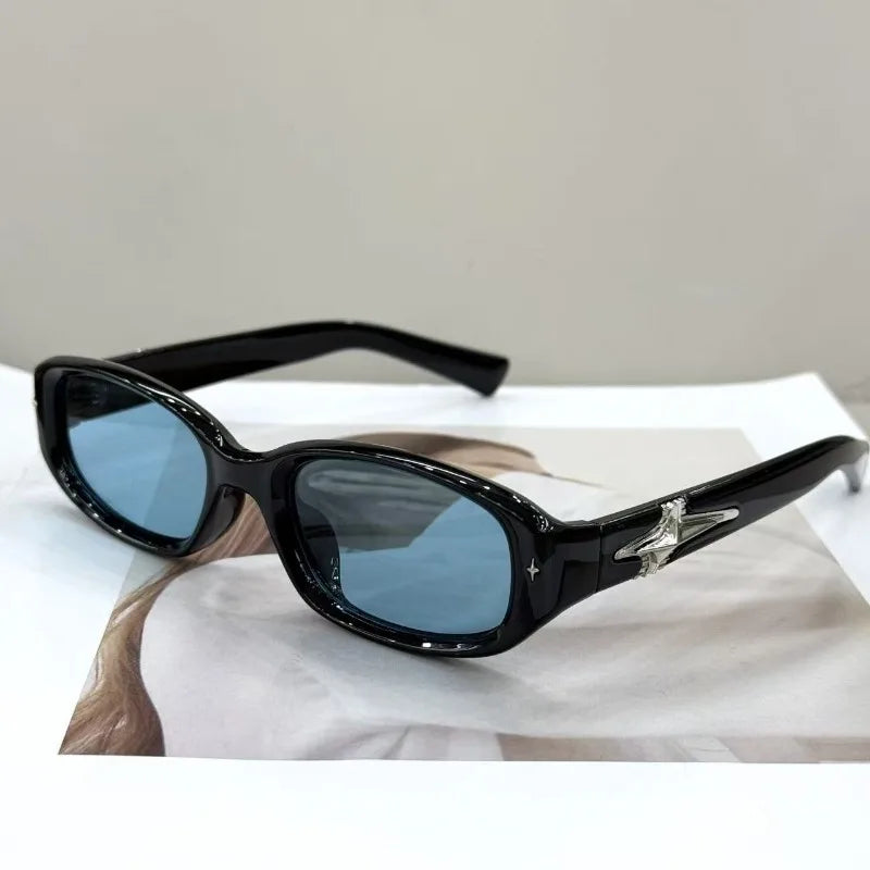 Women Men Y2K Stars Luxury Brand Desinger Sun Glasses Punk Shades Outdoor Travel Sports Eyeglasses