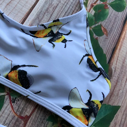 Women Swimsuit High Waist Bandage Sport Swimwear Bikini Push Up Beachwear Bathing Suit