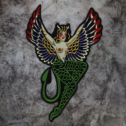 Embroidery Sexy Girls Patch Appliques Iron on Patches Badge Clothes Sewing