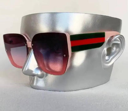 Men Women Mix Color Retro Designer Concave Shape UV400 Eyewear Sunglasses