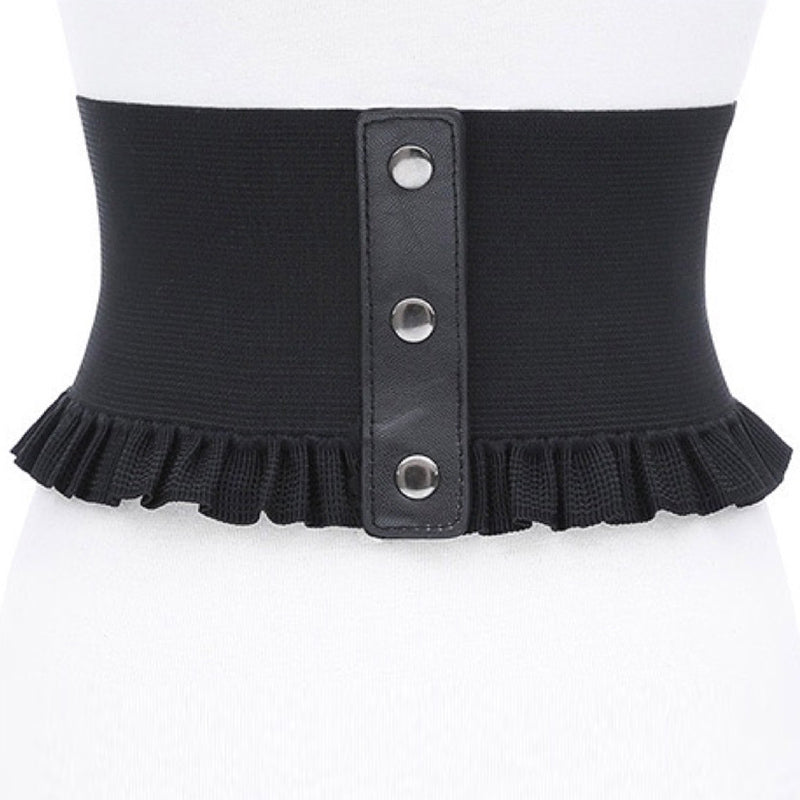 Women Wide Corset Belt Waistband Elastic High Waist Bandages Girdle Belts