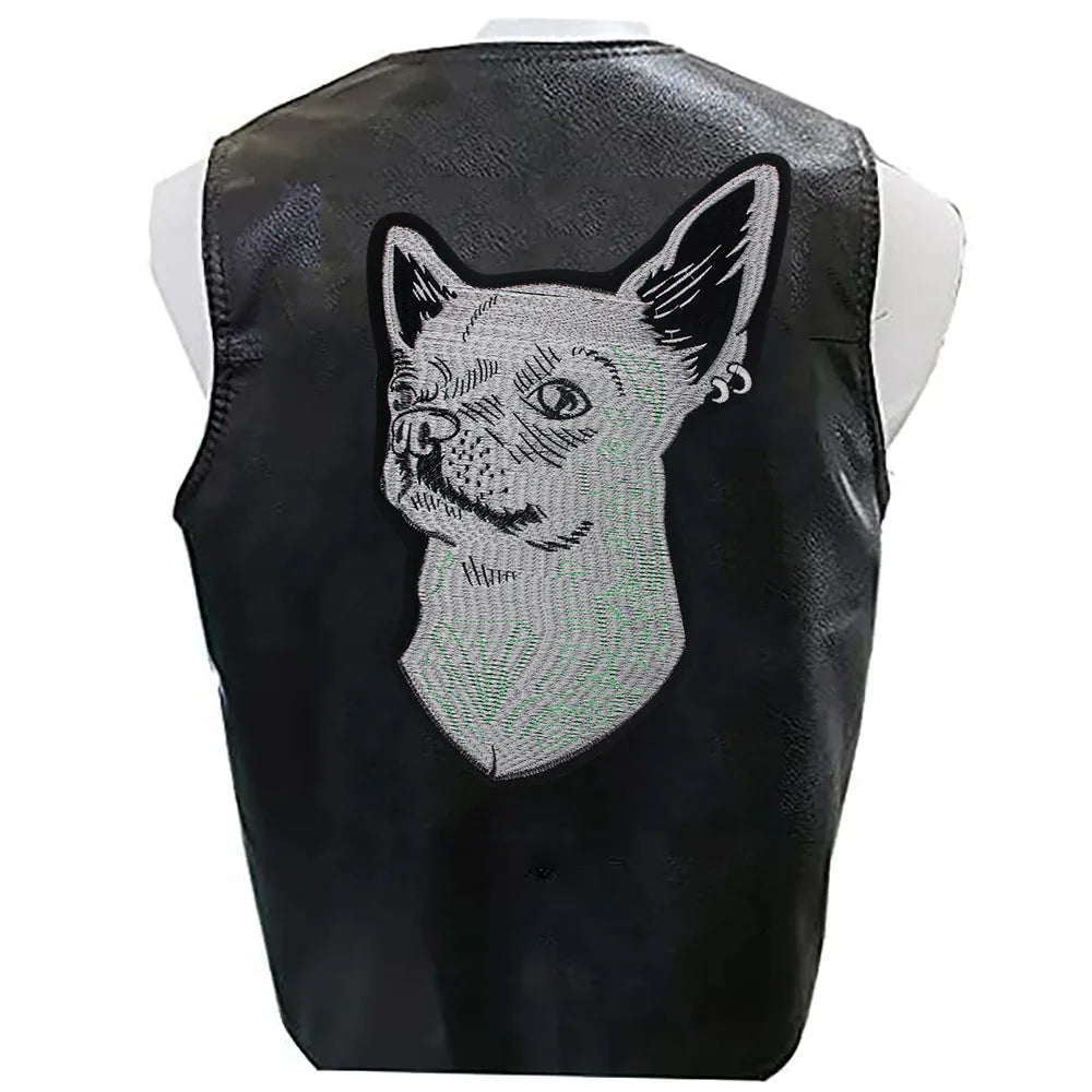 Toad Crow Foxes Dog Animal Embroidery Patch Applique Punk patches for clothing Iron On badges