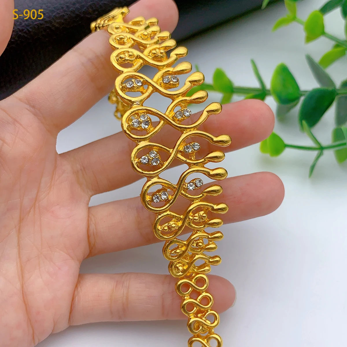 African Women Wedding Dubai Gold Plated Indian Necklace Earrings Sets