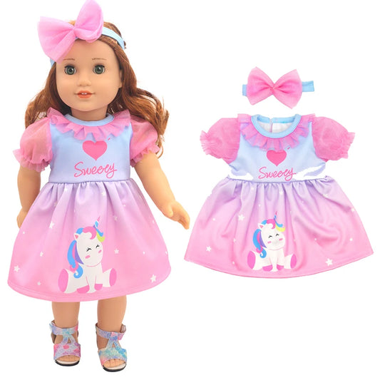Baby Newborn Doll Clothes 18 Inch American Toys Wears